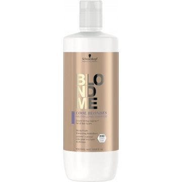 Schwarzkopf BlondMe Cool Blondes Neutralizing Shampo 1000ml - vrouwen - Voor