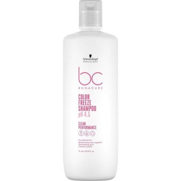 Schwarzkopf Bonacure Color Freeze Shampoo 1000ml - Normale Shampoo Vrouwen