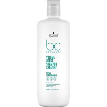 Schwarzkopf Bonacure Volume Boost Shampoo 1000ml - Normale shampoo vrouwen - Voor Alle haartypes