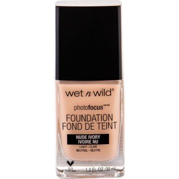 Wet n Wild - Photo Focus Foundation Fond de Teint - Makeup 30 ml Nude Ivory -