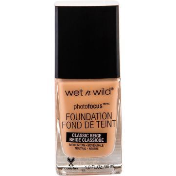 Wet n Wild - Photo Focus Foundation Fond de Teint - Makeup 30 ml Classic Beige -