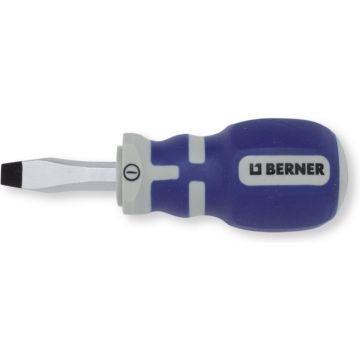 Berner Schroevendraaier Recht | Schroeven. Parkers | Metaal | Blauw-zilver - plat 5.5 x 30 mm (kort)