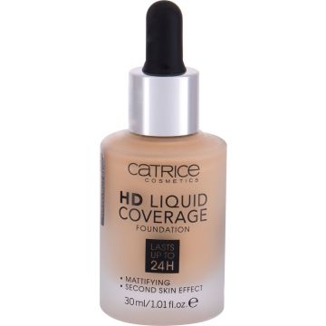 Catrice Hd Liquid Coverage Foundation Lasts Up To 24h #036-hazelnut 30 Ml