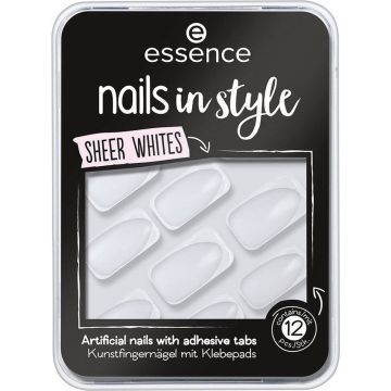 False nails Essence Nails In Style 11-sheer whites 12 Units