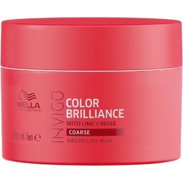 Wella Brilliance Haarmasker weerbarstig haar -150 ml - Haarmasker droog haar - Haarmasker beschadigd haar