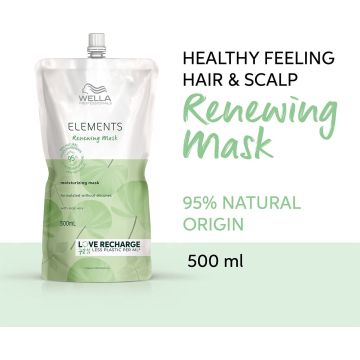 Wella - Elements Renewing Mask Navulverpakking 500ml