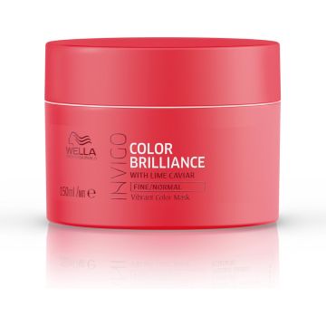 Wella Brilliance Masker fijn / normaal haar -150 ml - Haarmasker droog haar - Haarmasker beschadigd haar