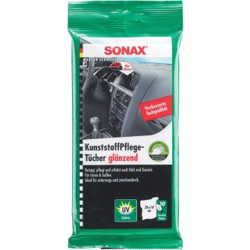 Sonax 04151000 Kunststofonderhoudsdoeken, 10 stuks