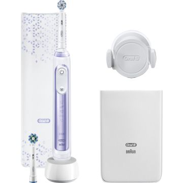 Oral-B Genius 10200W Orchid Purple Elektrische Tandenborstel Paars/Wit