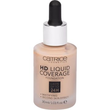 Catrice - Liquid Make-Up HD Liquid Coverage (Foundation) 30 ml 030 Sand Beige -