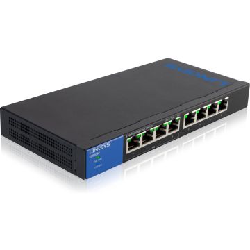 Linksys LGS108P - Netwerk Switch