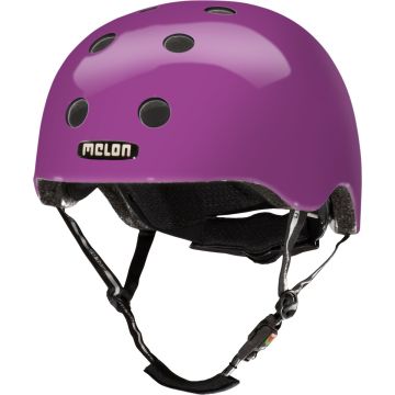 Melon Fietshelm Rainbow Purp Junior Polycarbonaat Mt 44-50 Cm