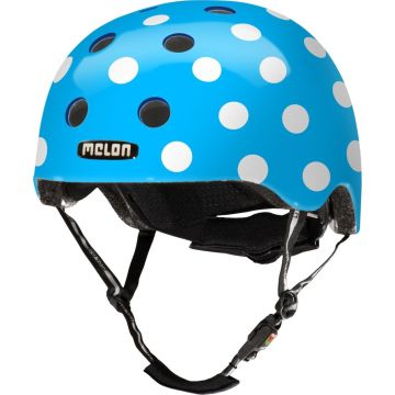 Melon helm Dotty Blue XXS-S (46-52cm) blauw