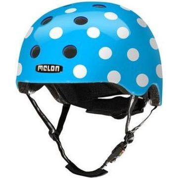 Melon helm Dotty Blue XL-XXL (58-63cm) blauw