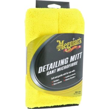 Meguiar's Detailing Mitt handschoen -Schoonmaakdoek - Krasvrij wassen - Auto wassen