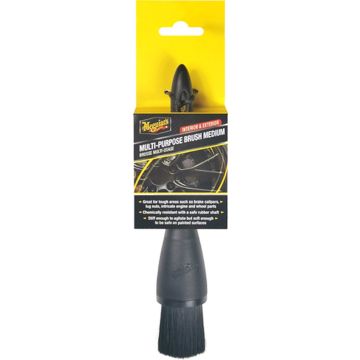 Meguiar's Multi Purpose Brush - Velgenborstel - 2 maten - Autopoetsmiddel - Multifunctioneel gebruik