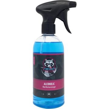 Racoon Ontvetter Alcoholic Cleaner 500 Ml Lichtblauw