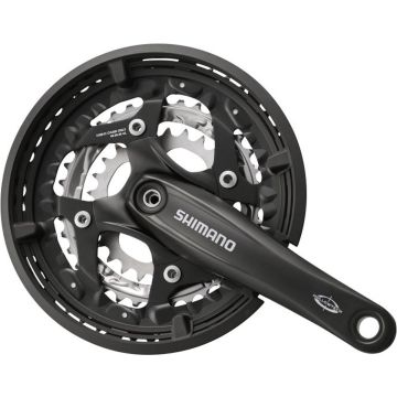 Crankstel Shimano Trekking FC-T521 3x10 speed 175/48-36-26 octalink - zwart