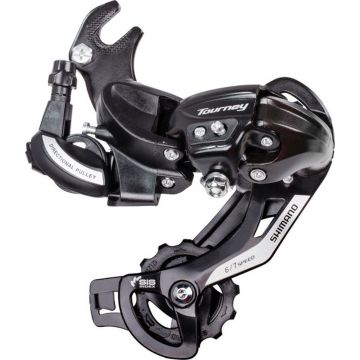 Achterderailleur Shimano Tourney TY500 - 6/7 speed met haak (B-Type)