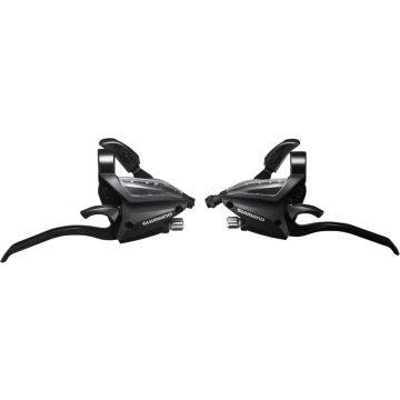 Shimano Rem-schakelverstellerset St-ef500 3x8s 4-vingers V-brake