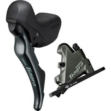 Schijfremset / schakelset Shimano Road Tiagra ST-4720 / BR-4770 - 2 speed - Flat Mount