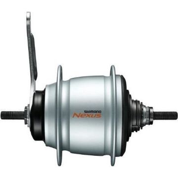 Versnellingsnaaf Shimano Nexus 8 SG-C6001 voor terugtraprem - 36 gaats - zilver