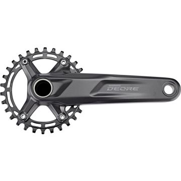 Crankstel Shimano Deore FC-M5100-1 10/11 speed - 30 tands - 170 mm - zwart