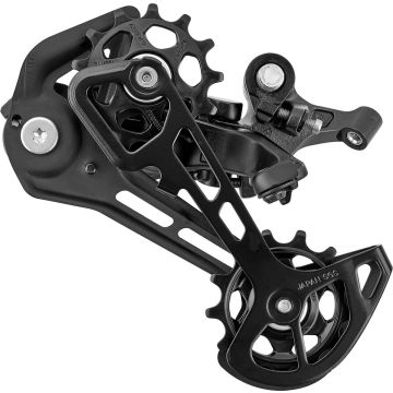 Achterderailleur 11-speed Shimano Deore M5100 SGS - directe montage - zwart