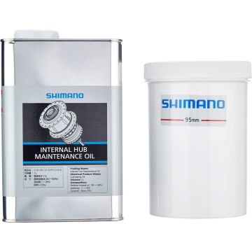 Shimano naaf olie En Dompelvat Blik 1L voor Interne naaf