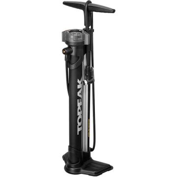 Topeak JoeBlow Booster Vloerpomp - 11 Bar - Zwart/Rood