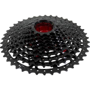 Cassette Sunrace CSMX8 - 11 speed 11-42T - zwart / rood