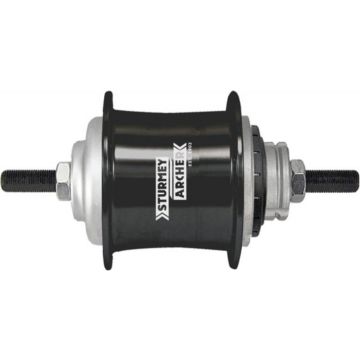 Versnellingsnaaf 3 speed Sturmey Archer S-RF3 vrijloop - 36 gaats - zwart