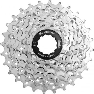 Cassette 9 speed Sunrace CSM98 11-36T - Zwart