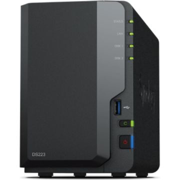 NAS Network Storage Synology DS223 Realtek Black