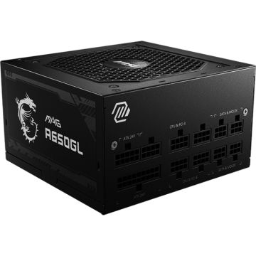 MSI MAG A650GL, 650 W, 100 - 240 V, 10 A, 5 A, Actief, 100 W