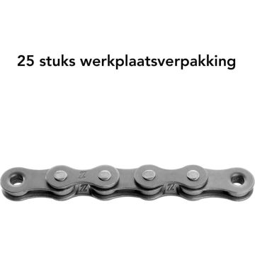 KMC ketting Z1 smal 1/2x3/32, 7.3mm, 112L single speed bruin, werkplaatsverpakking per 25