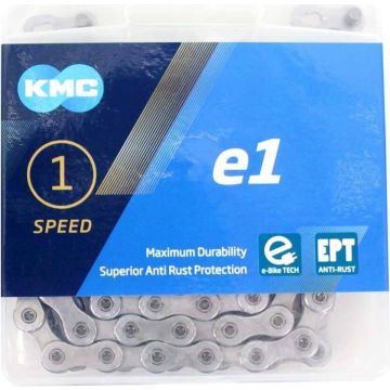 KMC e1 EPT Kettingslot E-bike 1-speed, grijs Uitvoering 110 schakels