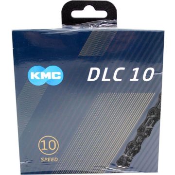 KMC - DLC 10 Ketting Zwart 116L