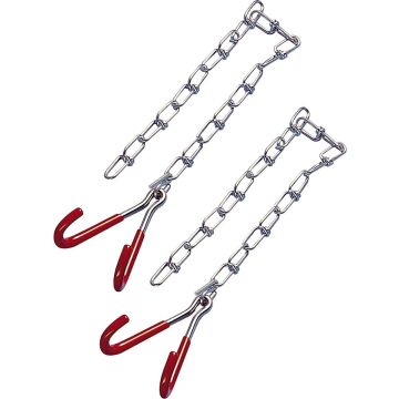 Icetoolz Ophanghaak Met Ketting Eldorado Staal 65 Cm 2 Stuks