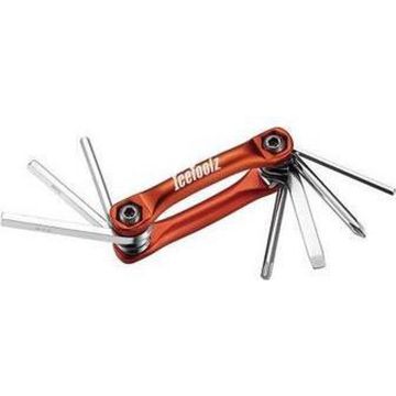 Icetoolz Multitool Urban-7 Rvs 8,5 Cm Oranje/zilver