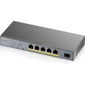 Zyxel GS1350-6HP-EU0101F netwerk-switch Managed L2 Gigabit Ethernet (10/100/1000) Power over Ethernet (PoE) Grijs