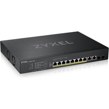 Zyxel XS1930-12HP-ZZ0101F netwerk-switch Managed L3 10G Ethernet (100/1000/10000) Power over Ethernet (PoE) Zwart