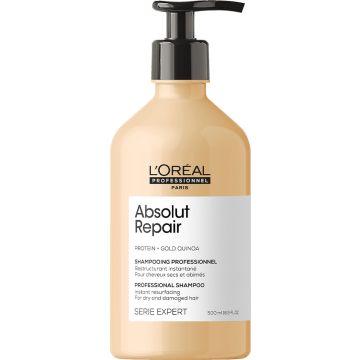 L’Oréal Professionnel Absolut Repair Shampoo – Herstelt beschadigd haar – Serie Expert – 500 ml