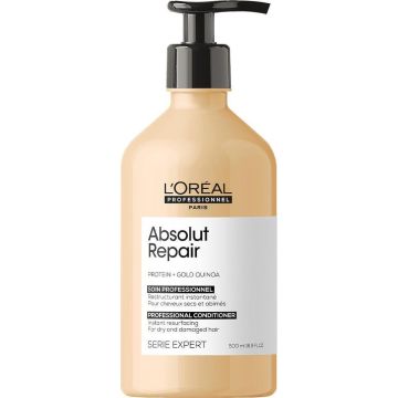 L’Oréal Professionnel Absolut Repair Conditioner – Herstelt beschadigd haar – Serie Expert – 500 ml