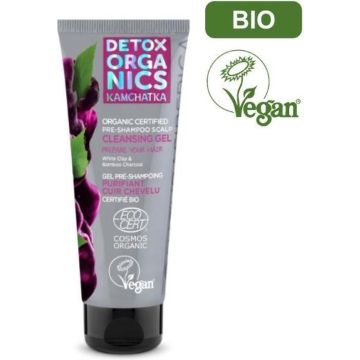 Detox Organics Hoofdhuid zuiverende pre-shampoo gel - biologisch gecertificeerd