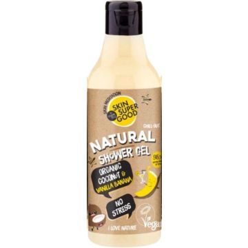 Organic Shop Skin Super Good Natuurlijke Douchegel Organic Coconut en Banana Vanilla - 250 ml