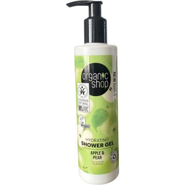 2x Organic natural hydrating showergel met Apple &amp; Pear