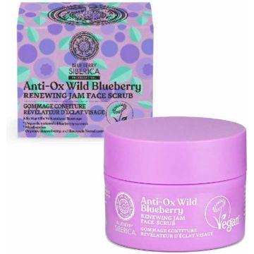 NATURA SIBERICA BLUEBERRY ANTI-OX EXFOLIANTE FACIAL JAM WILD BLUEBERRY 50ML