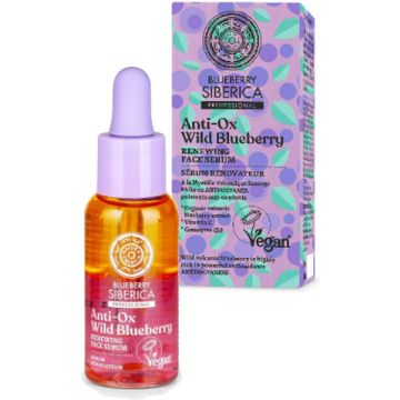 NATURA SIBERICA BLUEBERRY ANTI-OX SERUM FACIAL WILD BLUEBERRY 30ML