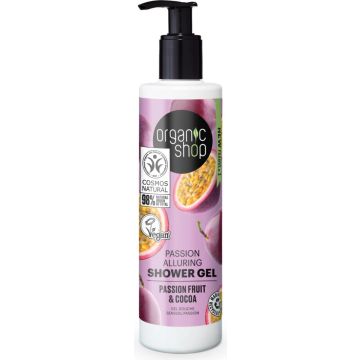 Organic Shop Passion Alluring Passion Fruit and Cocoa Shower Gel 280 ml